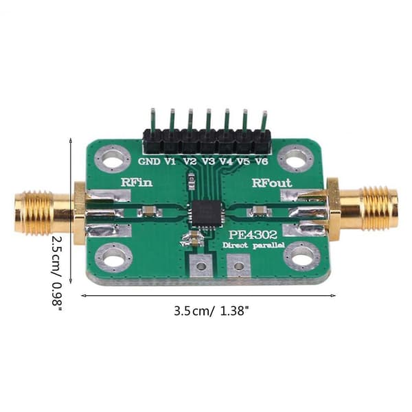 1 stk. Pe4302 Numerisk styret RF-dæmper Parallel øjeblikkelig tilstand 1mhz-4ghz