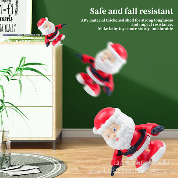 Nye Julelegetøj Elektrisk Dansende Julemand Børns Kreative Lys Musik Robot Gave santa claus