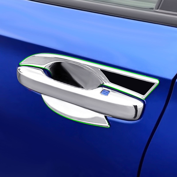 Abs Chrome 4 stk Dørhåndtag Skåldæksler Trim til Honda Civic 11th 2022-2023