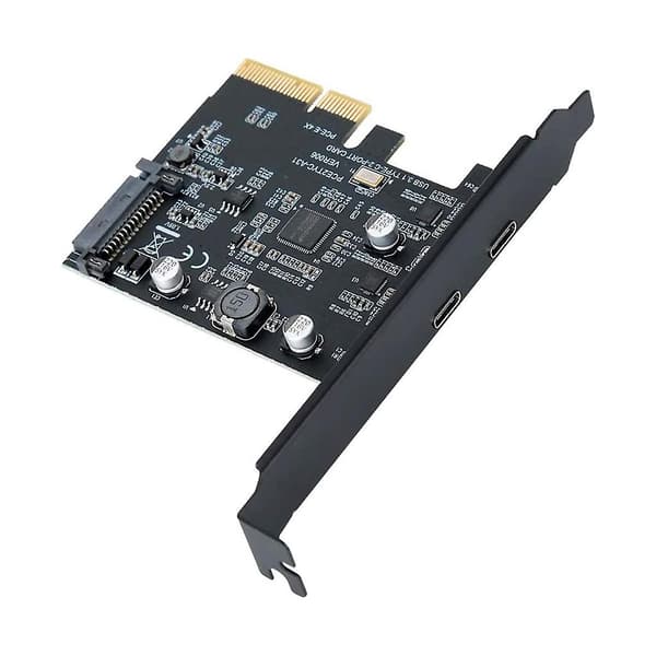Pci-express 4x til Usb3.2 Gen Riser Adapter 10gbps Hurtig Overførsel Udvidelseskort
