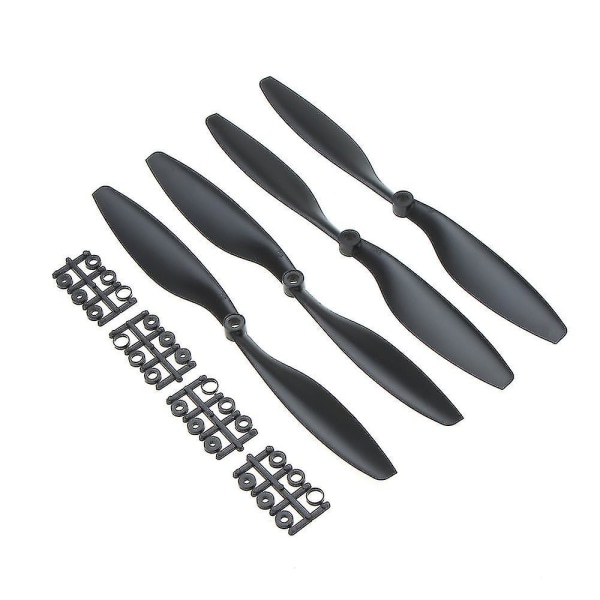 2 Par Nylon 10x4.5\" 1045 1045r Cw Ccw Propeller Sort Til Dji F450 500 F550 Fpv Multi-copter Quadcopter Apc