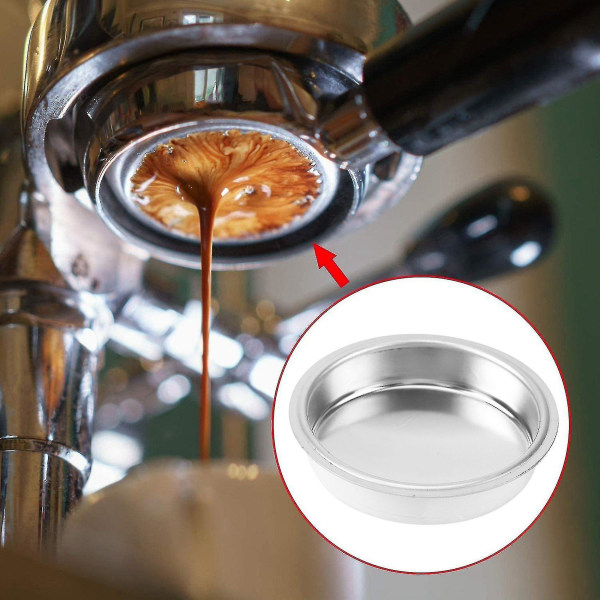 51mm filterkurv 1/2/4 kop kompatibel med espressoløs bundløs portafilter