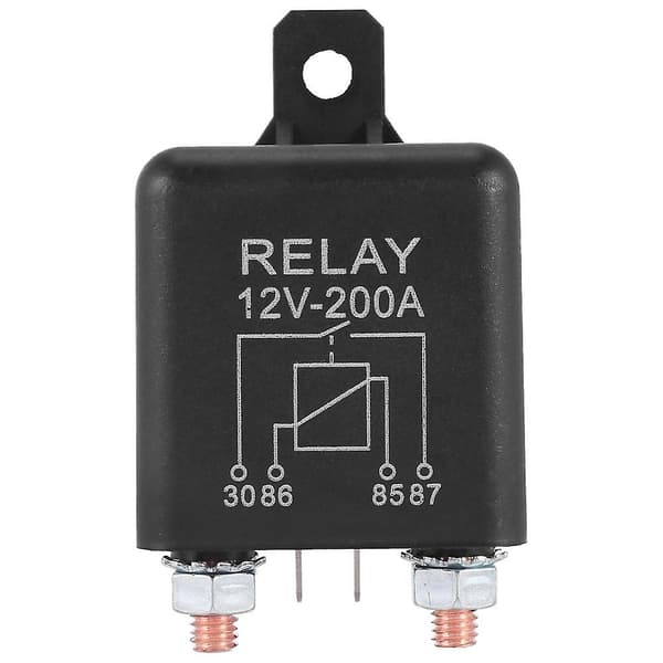 12v 200a Normalt öppen 4-stiftsrelä