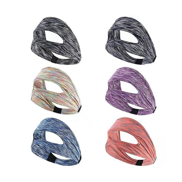 VR-ögonmasköverdrag Andningsbart Svettbands Virtual Reality Headset för Quest 2, svart