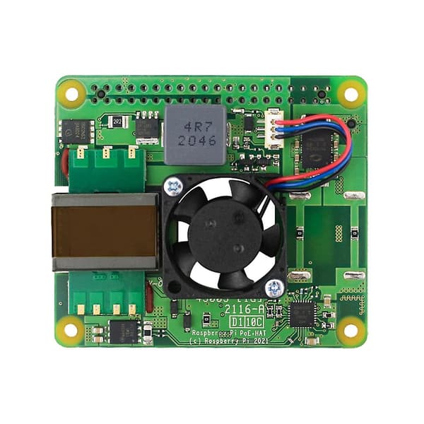 For Raspberrypi 4b/3b Poe+ Hat 802.3af/at Poe+ Standard Udvidelseskort
