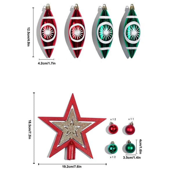 Julekuler Julepynt Shatterproof Baller Til Juletrepynt