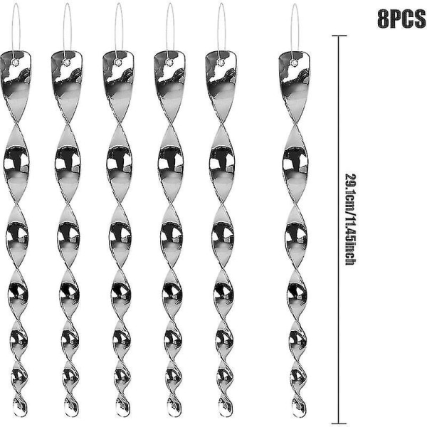 Fågelavvisande Spiral Fågelskrämmare Reflekterande spiral Fågelskrämmare Plastspiralstänger Modern Fågelskrämmare Fågelskrämma kompatibel grönsaksgård