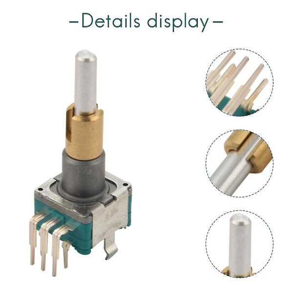 Ec11ebb24c03 Dobbelt-akse-encoder med switch 30 positioneringsnummer 15 puls punkt håndtag 25mm