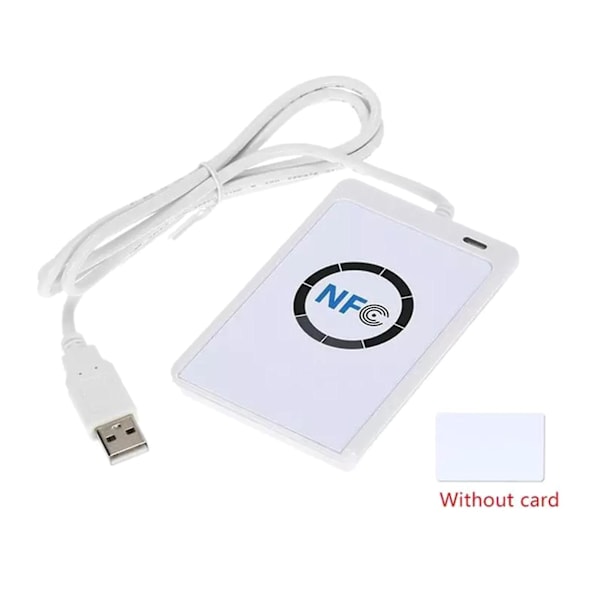 Acr122u Rfid-åtkomstkortsläsare Duplicator 13,56mhz för Smart Chip Card Crack Wr