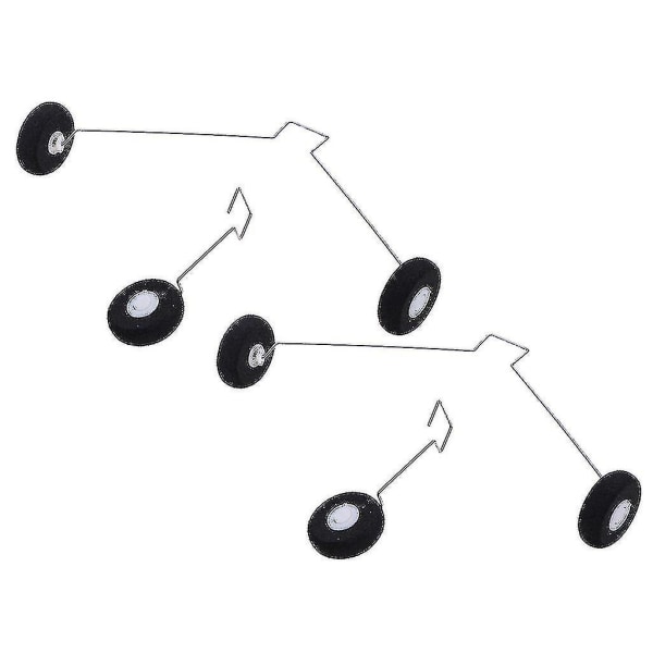 4x RC-lentokoneen laskeutumisvaunuvarusteet pyörillä Wltoys F949:lle