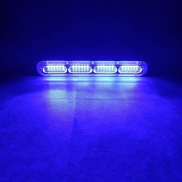 Nødvarselstrobelys, Universal 2-pakning 24 Led 72w Blinkende Overflatemontert Gult Advarsel Konstruksjonsfare Advarsel Blinklys Lysstang For Bil
