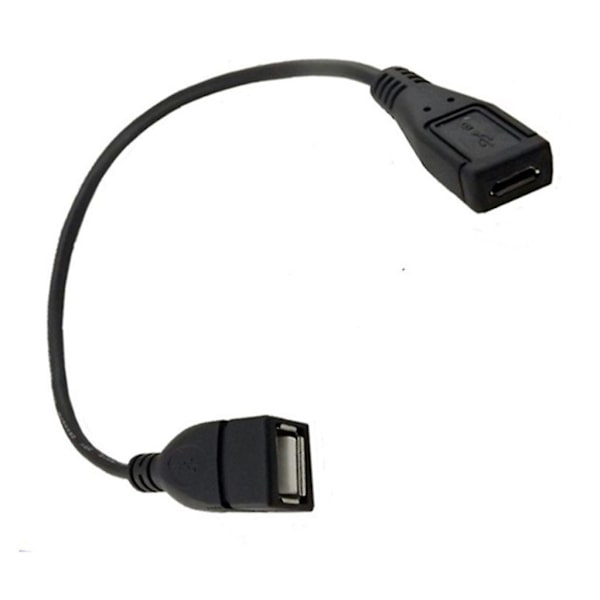 Usb 2.0-hona till Micro Usb-hona-kabel, dataöverföringskonverter för telefon
