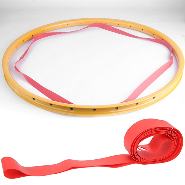 Fälgband för mountainbikens däck i PVC, innerslangsskydd, foder - Röd (29 tum)