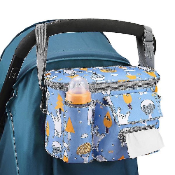 Baby väska Multifunktionell Go Out Mummy Bag Vattentät Mamma- och baby Barnvagnsväska