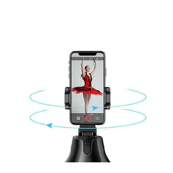 Hvid bærbar alt-i-en Auto Smart Shooting Selfie Stick, 360 Smart Follow-up