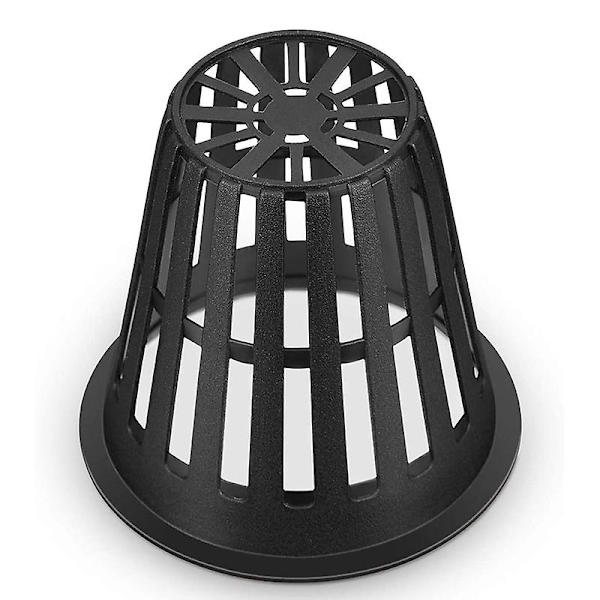 60 stk. 2 tommer netkopper med slidset mesh bred læbe filter plante netpot spand kurv til hydroponics