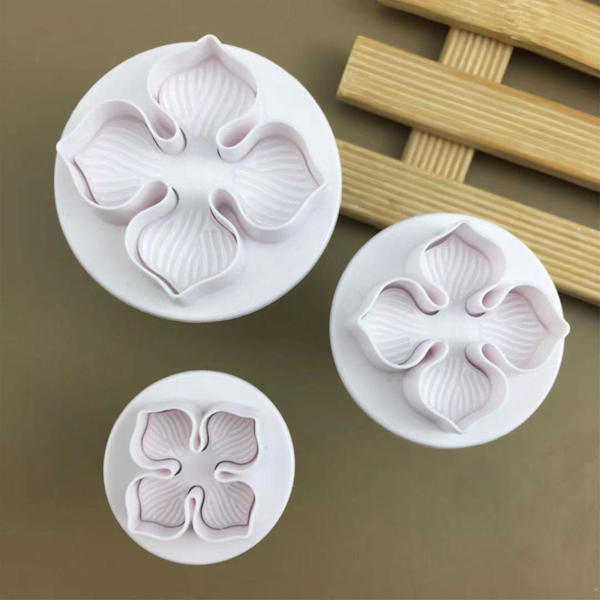 Plastikk Fondant Kuttere Fondant Former Kake Dekorering Verktøy Hortensia Formet