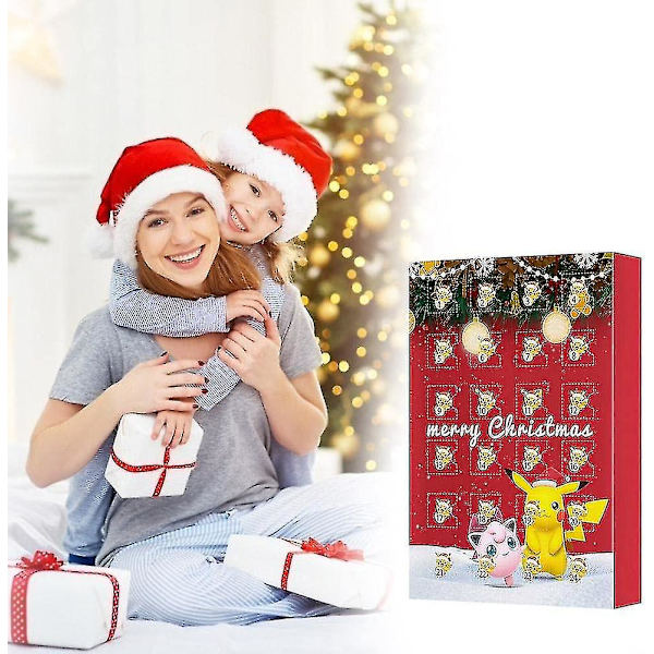 Julekalender 2022 Jul, 24 stk Anime Figurer Julekalender Nedtælling Til Børn Drenge Og Piger 24 Magiske Dage Anime Figurer Til Jul Ferie