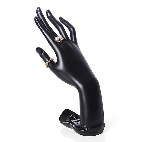 Porträtt Halsband Rack Förvaring Armband Rack Ring Rack Örhänge Display Rack (lotus Hand Black)