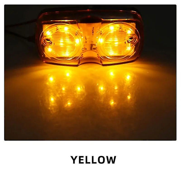 Billede LED-sidemarkørlys advarselsblinklys motorcykel baglygter 12v/24v trailer lastbil signal bremselampe ekstern indikatorlampe