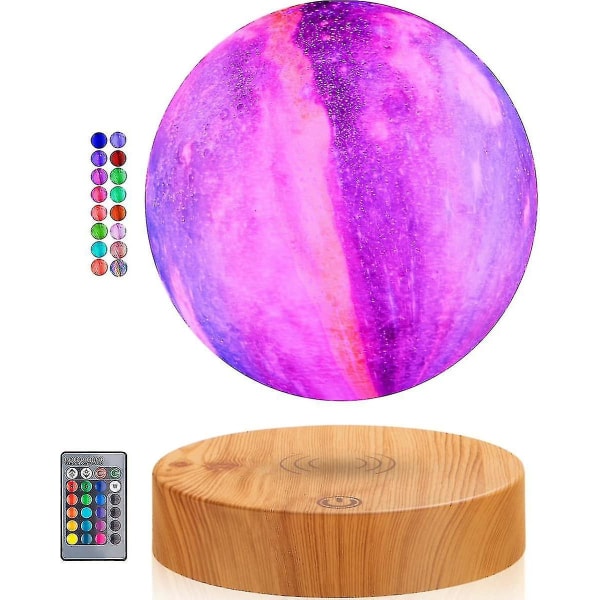 Floating Moon Lamp, Floating 3d Moonlight Spinning Led Moon Magnetic Levitation Night Lights For Room Office Decoration Cool Gifts