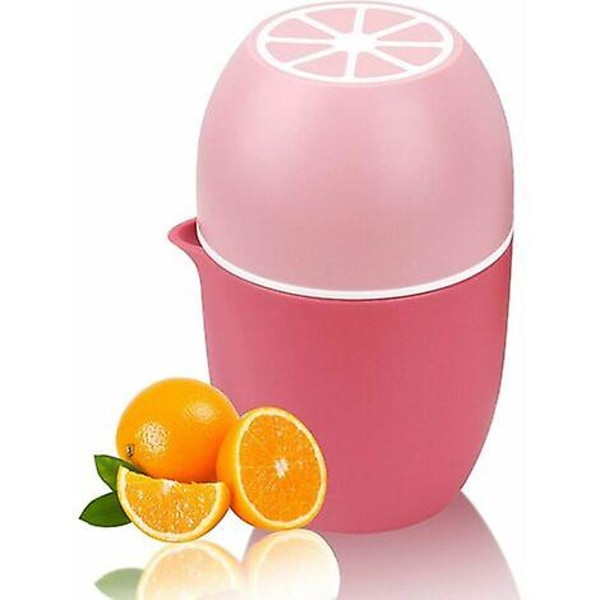 Manuel Citruspresser Med Unikt Citronformet Design To Tilstande Til Forskellige Frugter (rose)-
