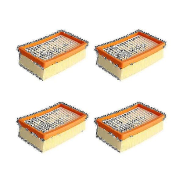 4 stk. Hepa-filter til Karcher Mv4 Mv5 Mv6 Wd4 støvsuger
