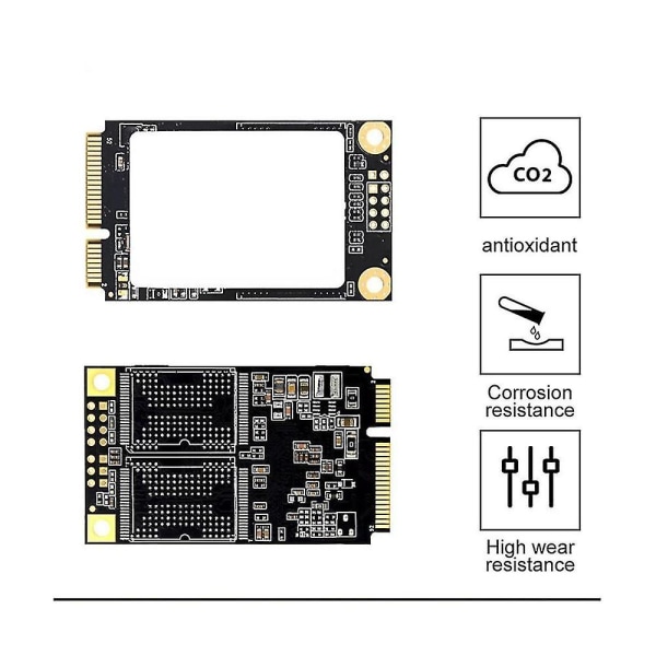 Msata intern SSD-hårddisk med hög prestanda för bärbar dator och stationär dator, 512 GB