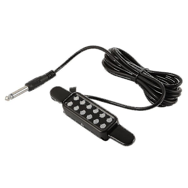 Svart Klips-på Akustisk Gitar Pickup