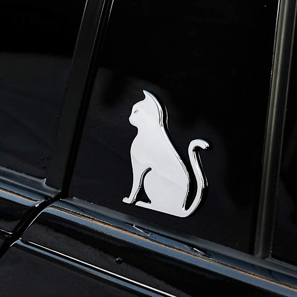2 Dekorative Bilstikker, Kattmønster, Unik Bilsticker, Bilsticker