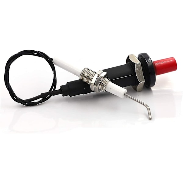 Pakke Piezo Tennplugg Gassgrill Tennplugg Med Trykknapp Universal Gjengbar Keramisk Elektrode 30cm