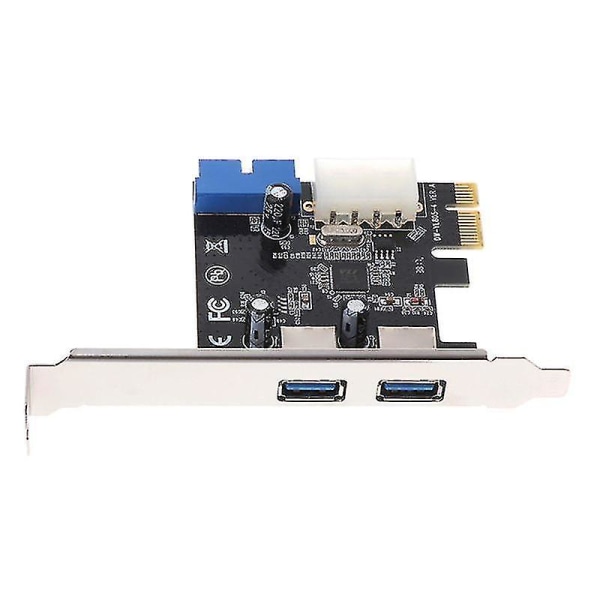 Usb3.0 X2 Pci-e Expansion Card Externt 19pin Pcie Card 4pin Ide Power Connector