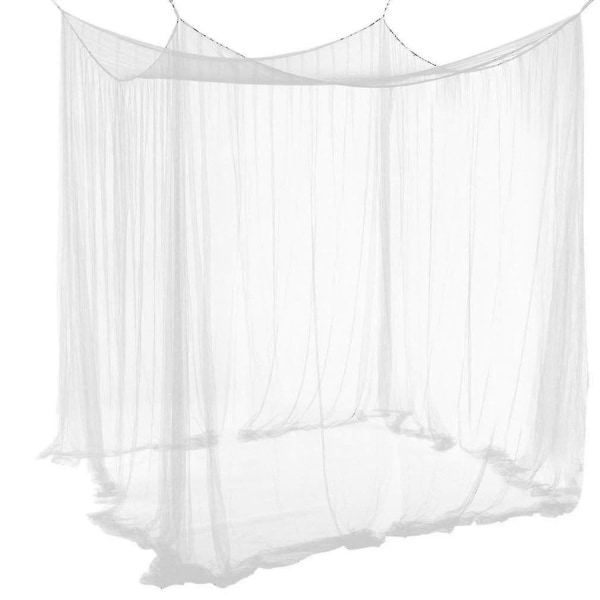 Hyttysverkko parivuoteelle, valkoinen, 210 x 190 x 240 cm