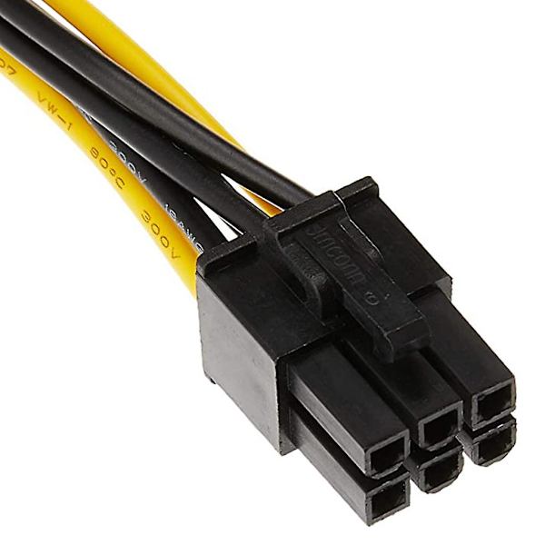 15-stifts Sata-hane till 6-stifts hon Pci-express hon strömadapter
