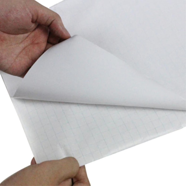 Genanvendelig rulle whiteboard 45cmx200cm Slet whiteboard klistermærke med 3