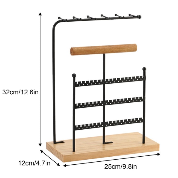 Øreringe, Smykker, Halskæder, Smykke Display Stativ - Til Hjem Butik Opbevaring Display Stativ