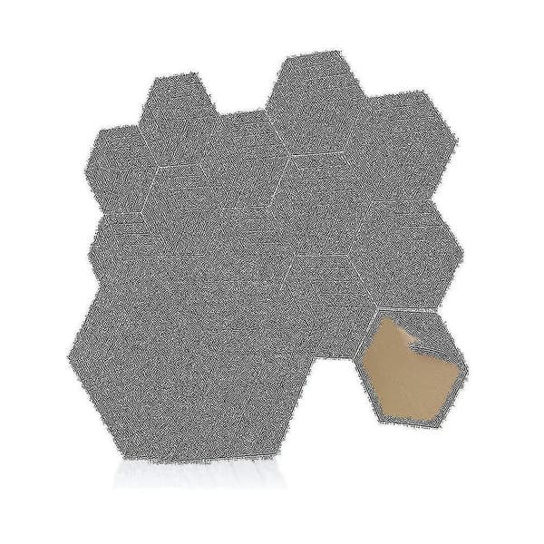 Ljudisoleringspaneler Hexagon Självhäftande, 12 st Akustikpaneler, Ljuddämpande Paneler För Studio