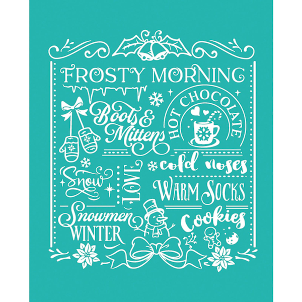 Winter Element Silk Screen Printing Stencil Reusable Sign Stencils