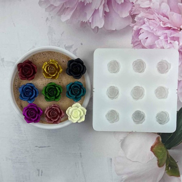 Flower Ornament Crafts Decoration Mold Epoxy Resin DIY Craft For Home Decor