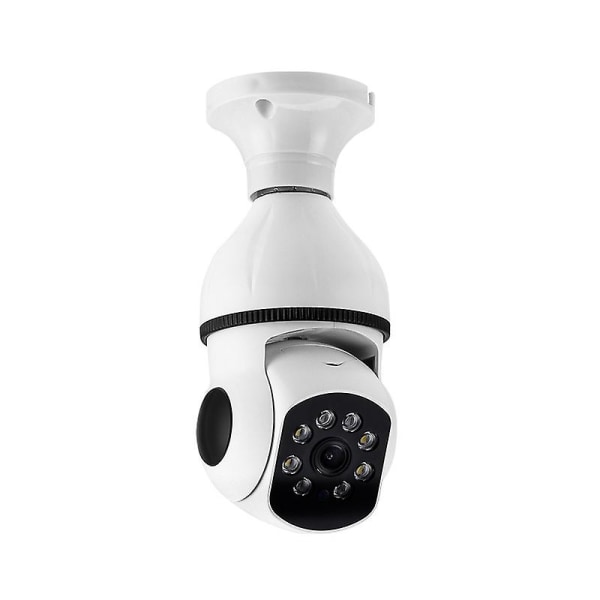 Smart Home Night Vision automaattinen ihmisen seuranta 4x digitaalinen zoom E27 lamppukamera