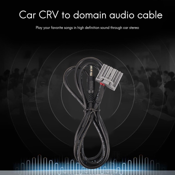 3,5 mm Audio Car Gps Aux Adapter Kabel för Honda Civic 2006-2013 Ingångskontakt
