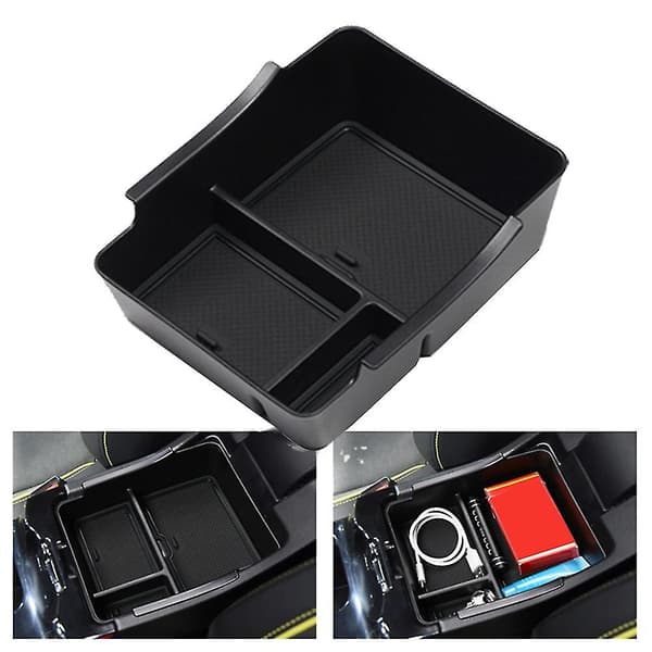 Bil Central Console Armrest Opbevaringsboks Holder Interiør Organizer
