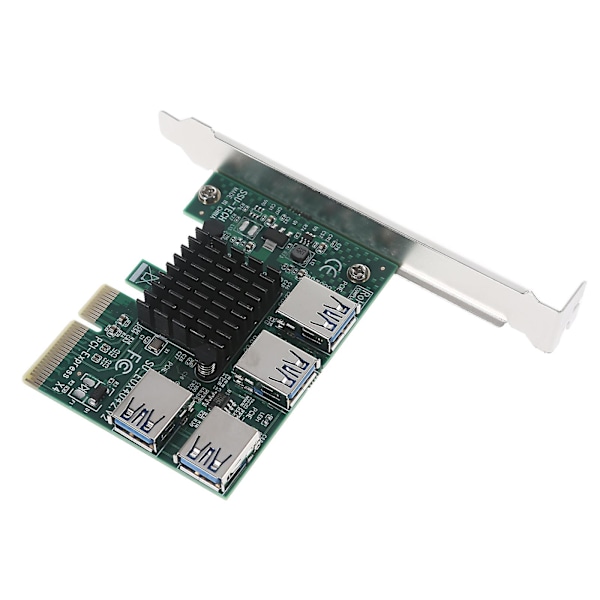 Pcie 1 To 4 Pci-express -nousukortti Usb 3.0 -sovitin 4x - 16x -muunnin