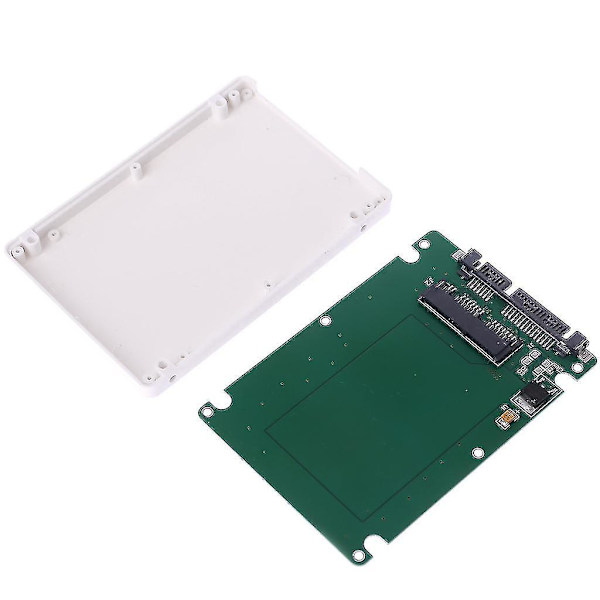 1,8\" Micro 16-stifts SSD till 2,5\" 22-stifts HDD-adapterkonverter med fodral