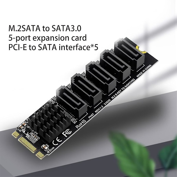 För M.2 B-key Sata till Sata3 Controller-kort 6g Intern Adapter Konverter