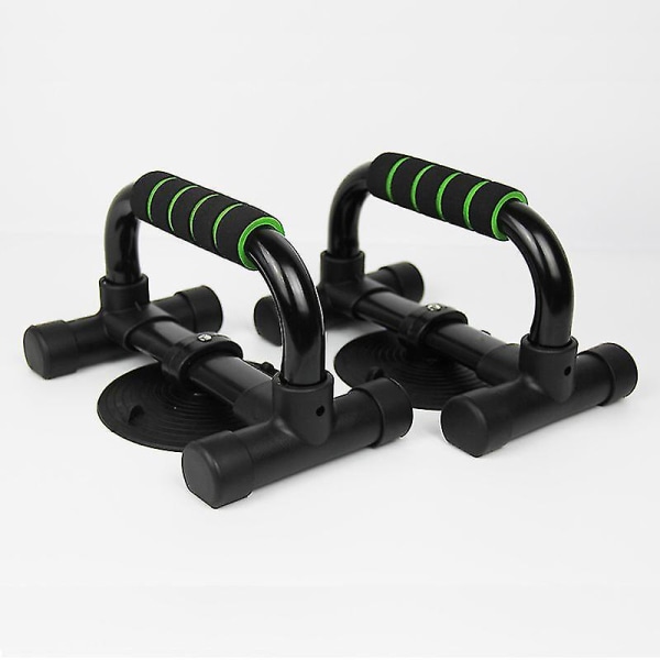 Push Up Bars Styrketræning-ergonomiske stativer Push-up beslag Board1stk-grøn