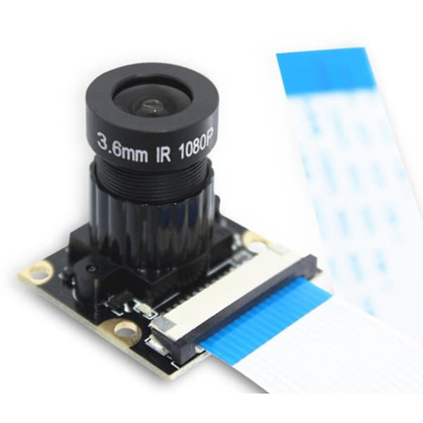 Videokameraobjektivmontering Ov5647 Kameramodulbrett 5mp 3,6mm 1,8 blenderåpning