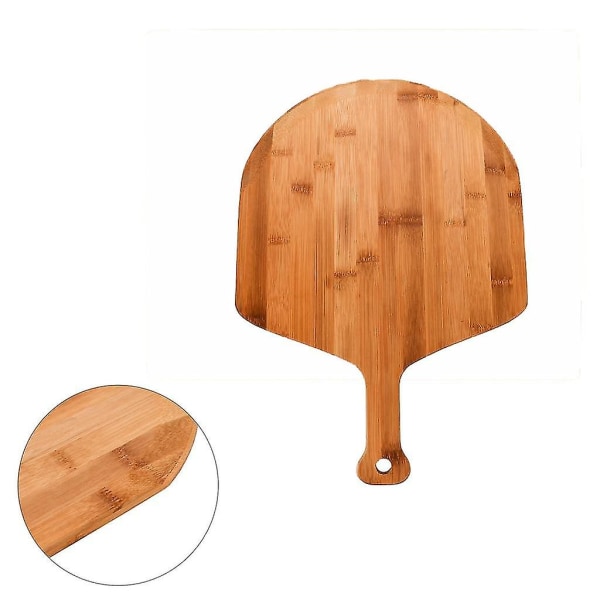 Amazy pizzastein, bambus pizzaspade, 45x29,5x1cm