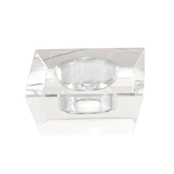Klart krystalglas lysestage fyrfadsstativ Lysestage Bryllupsindretning