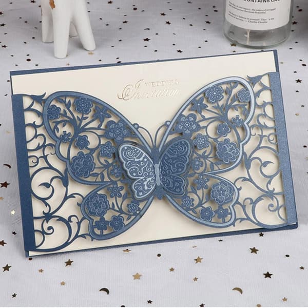 Fjärilsblomma rosett ram metallskärformar präglingsstencil DIY Temp